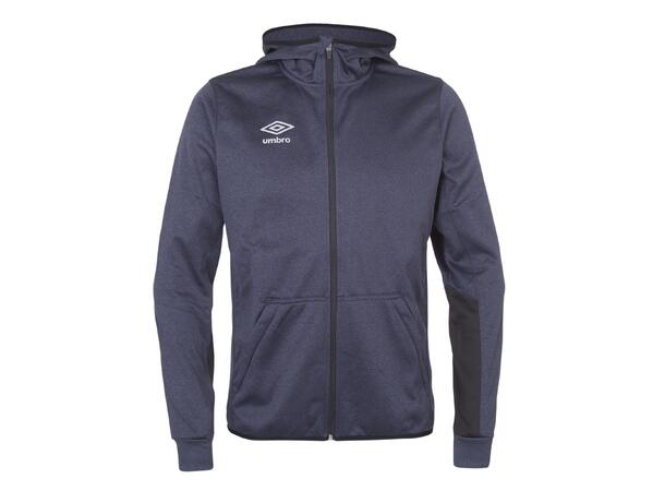 UMBRO Core Tech Hood Zip J19 Blåmel. 140 Luvtröja med hel dragkedja junior 
